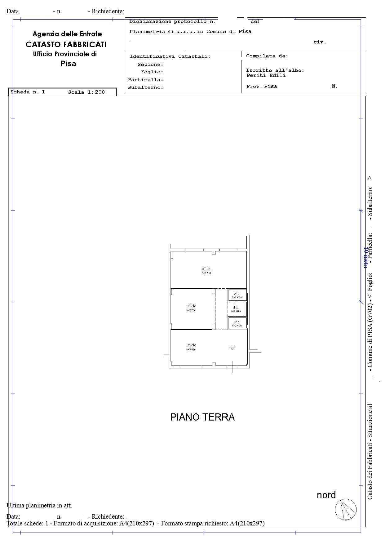 Ufficio in vendita a Pisa, Piagge