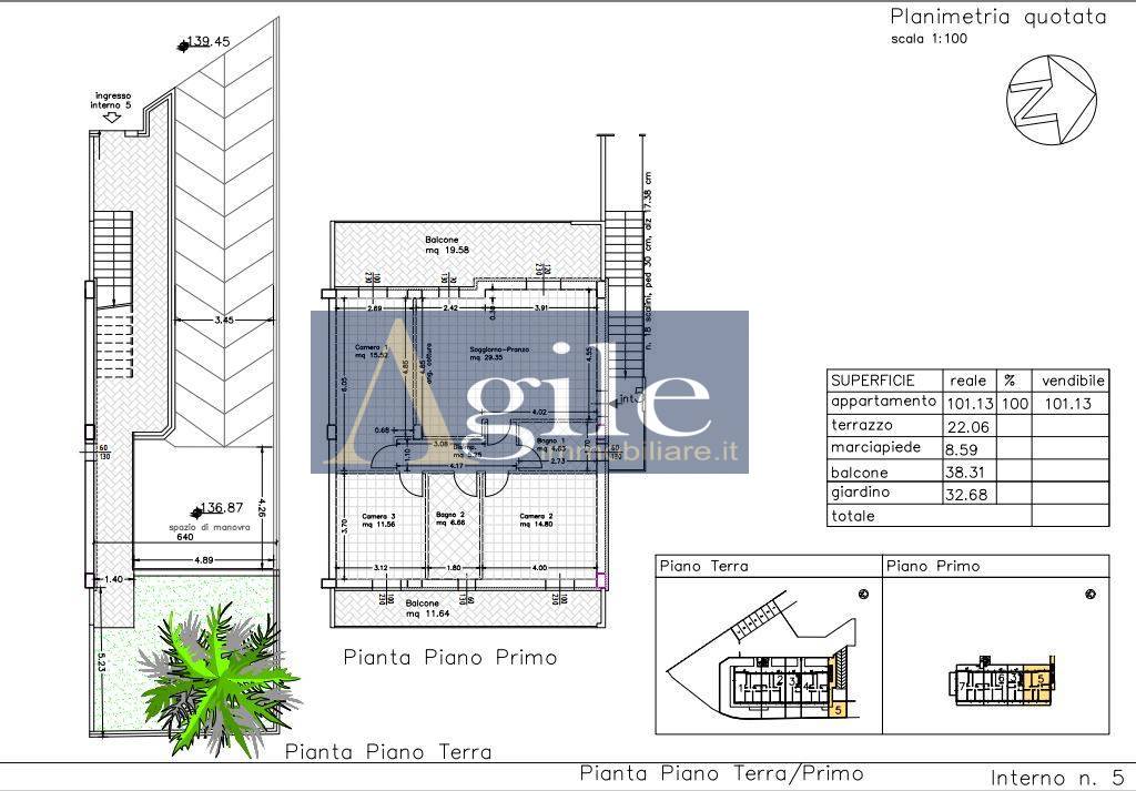 Appartamento in vendita a Castel di Lama, Piattoni