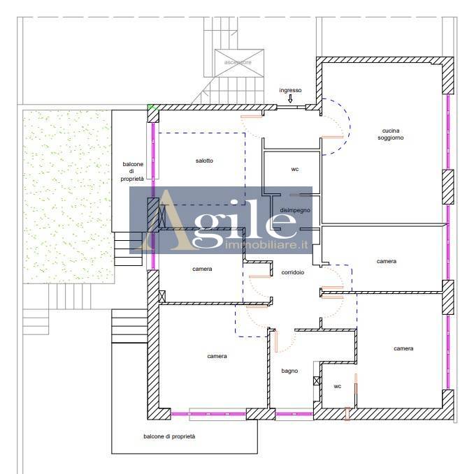 Appartamento in vendita a Ascoli Piceno, Campo Parignano