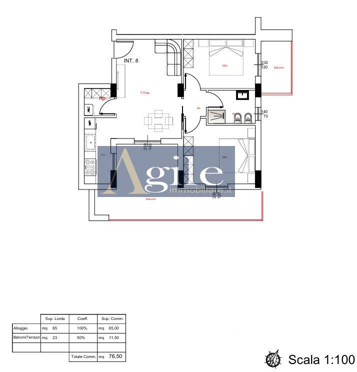 Appartamento in vendita a Martinsicuro, Villa Rosa