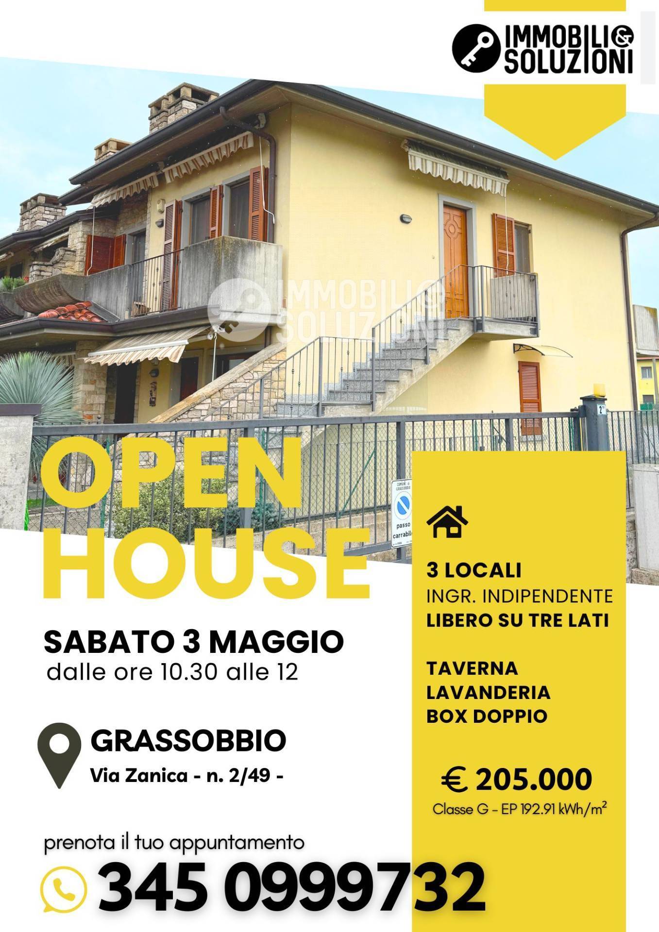 Appartamento in vendita a Grassobbio