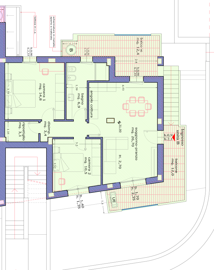 Quadrilocale con giardino a Capraia e Limite