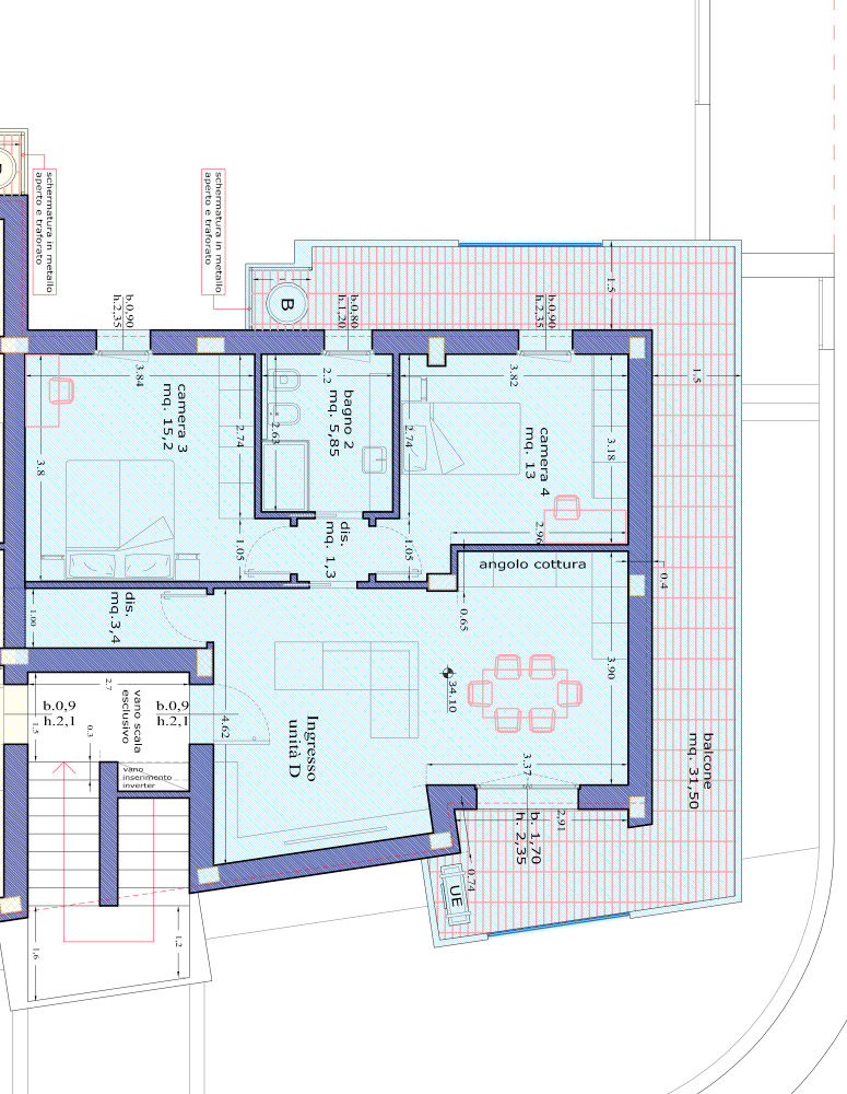 Quadrilocale nuovo a Capraia e Limite