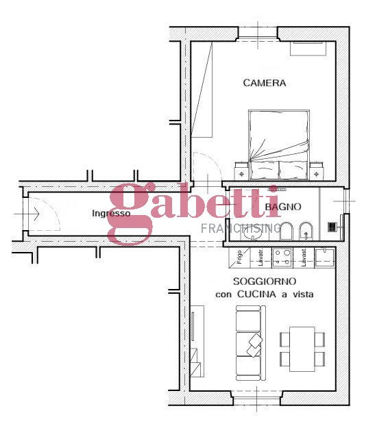 Bilocale ristrutturato a Firenze