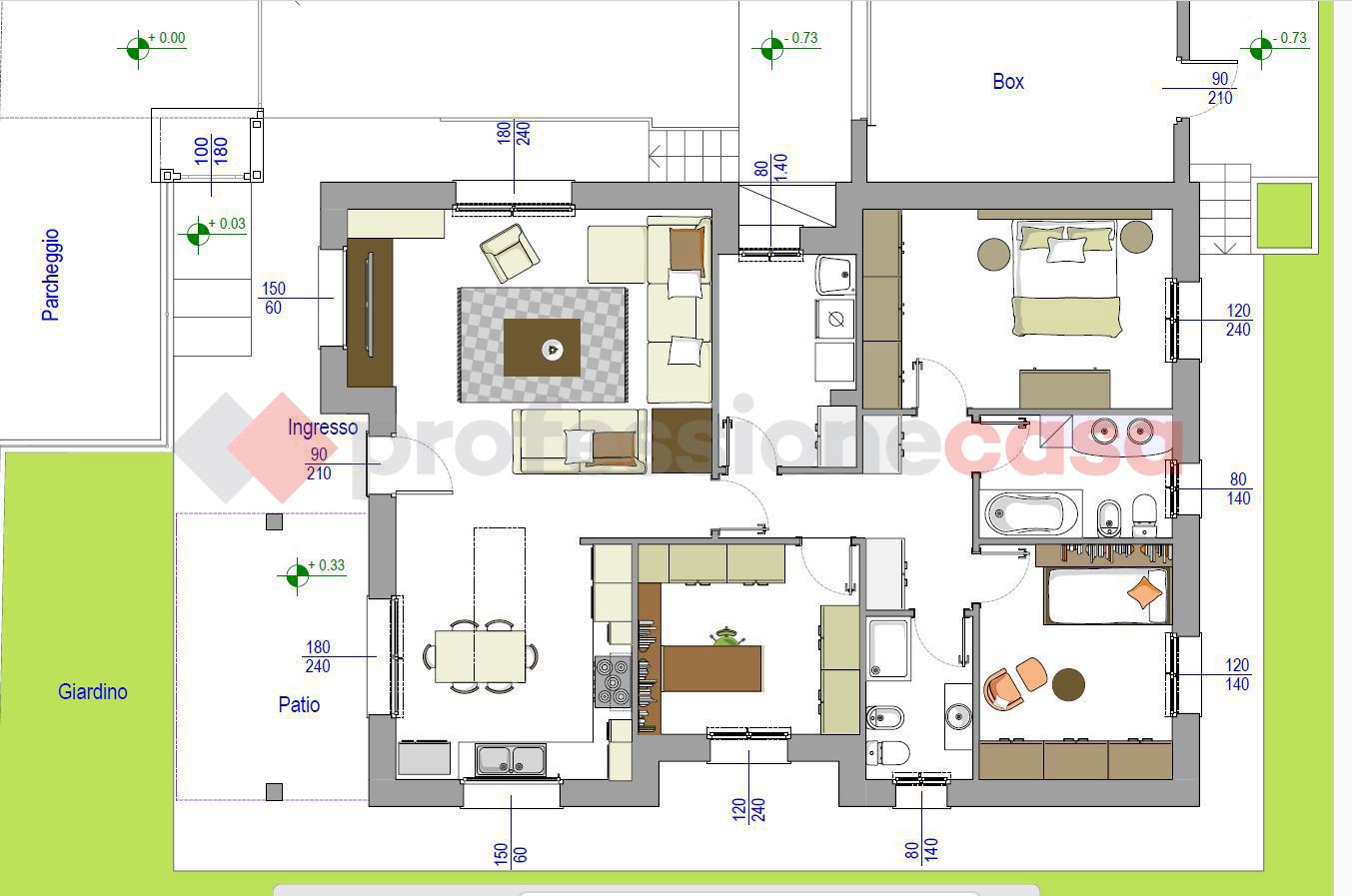 Villa con giardino a Dairago