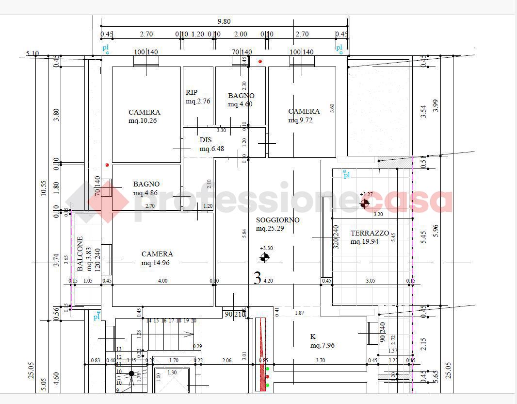 Quadrilocale nuovo a Villa Cortese
