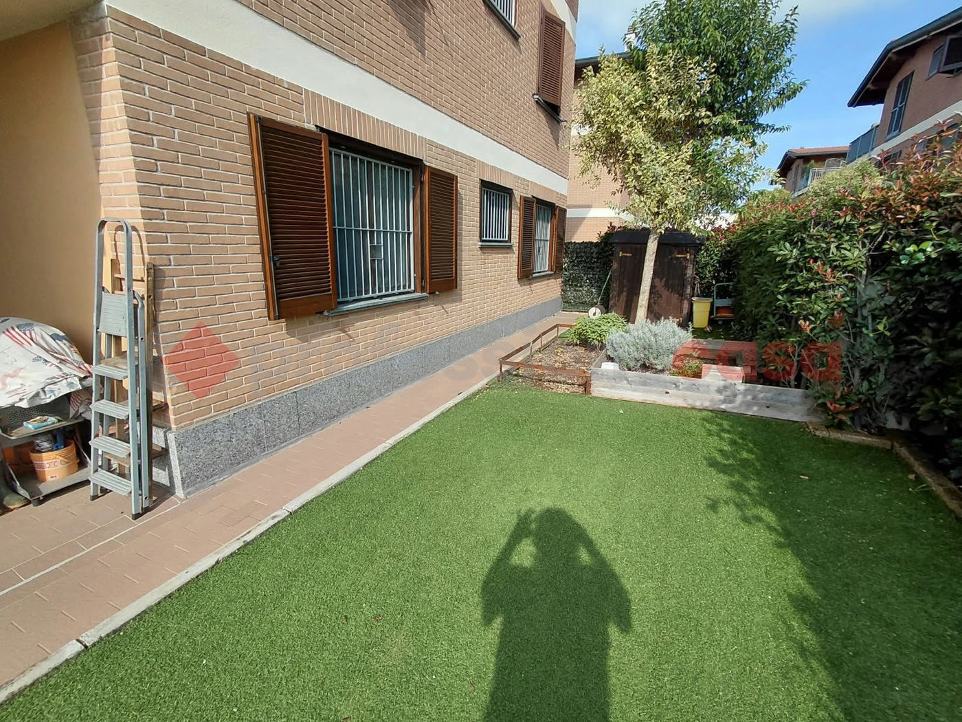 Trilocale con giardino a Arconate