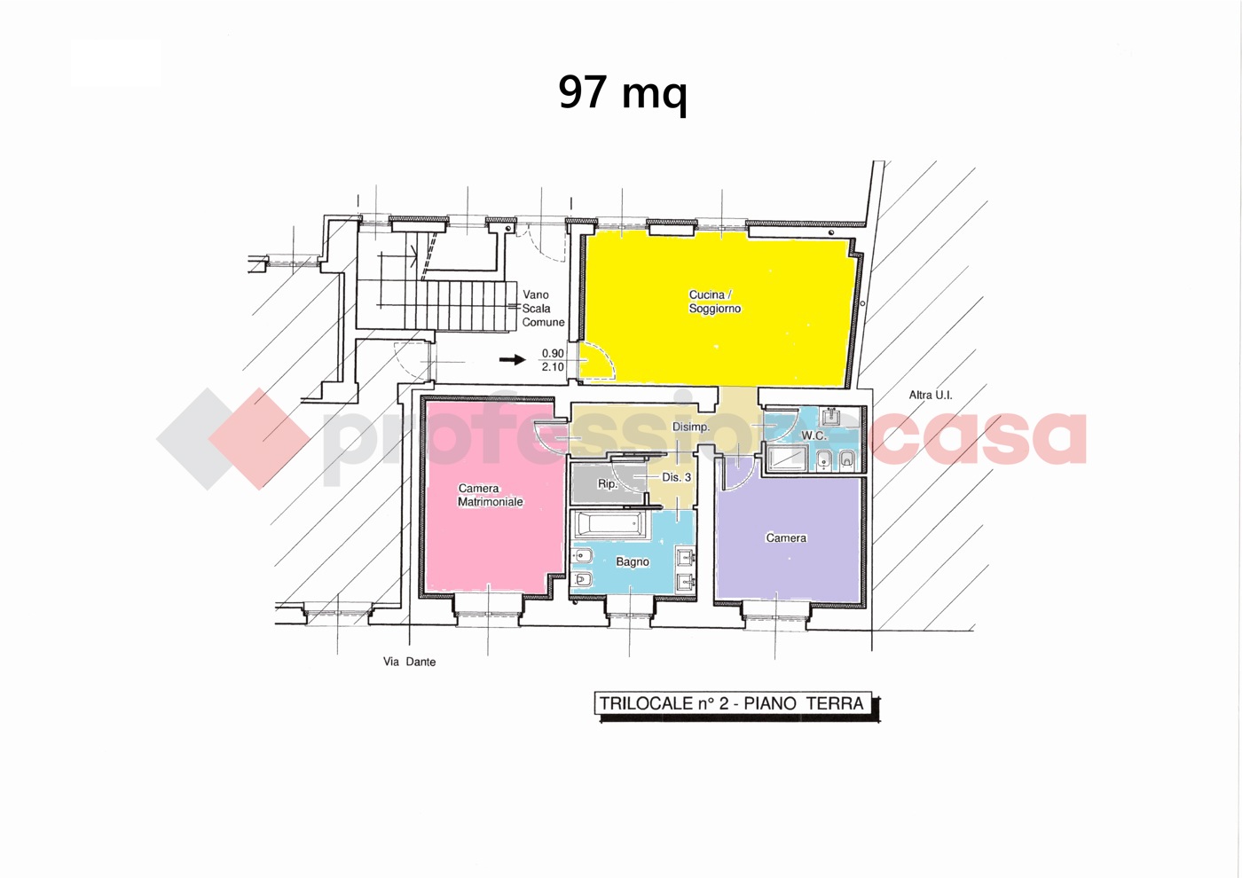Trilocale classe A1 a Inveruno