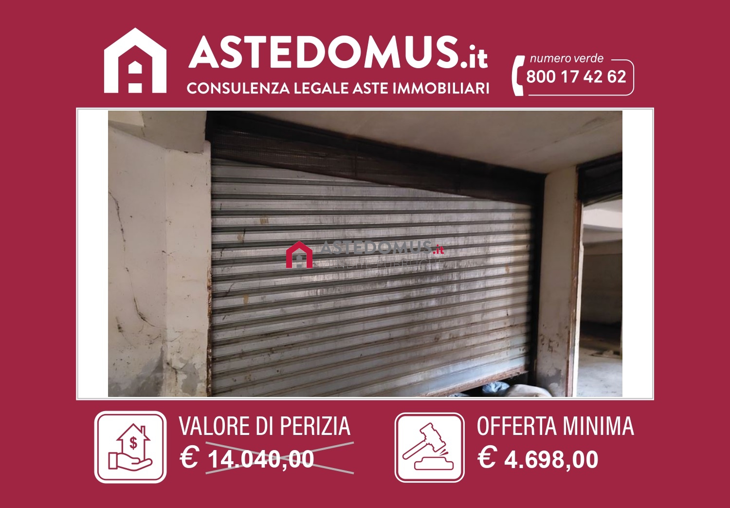 Box/Garage 26mq in vendita a Casandrino