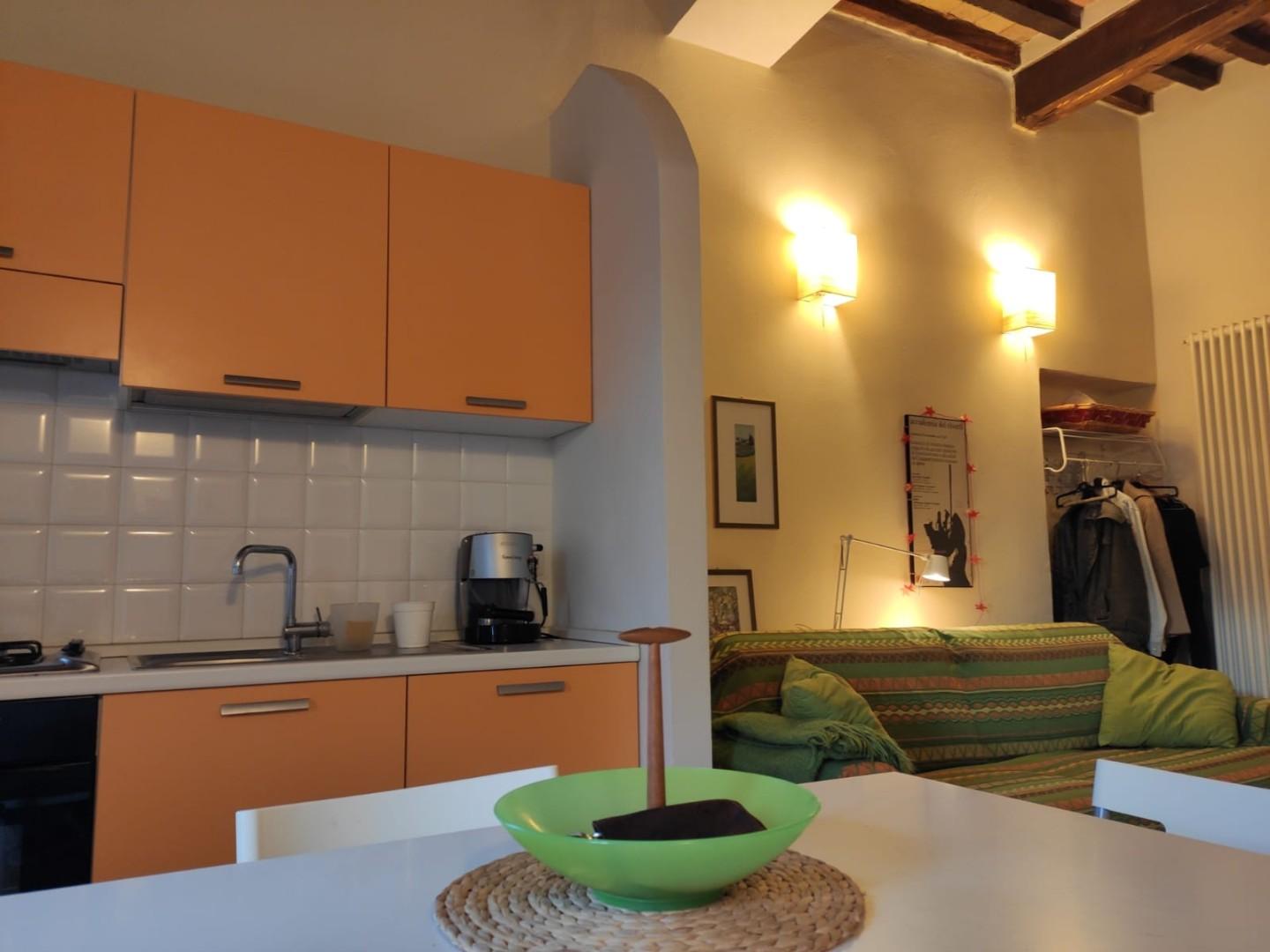 Monolocale arredato in affitto a Buonconvento