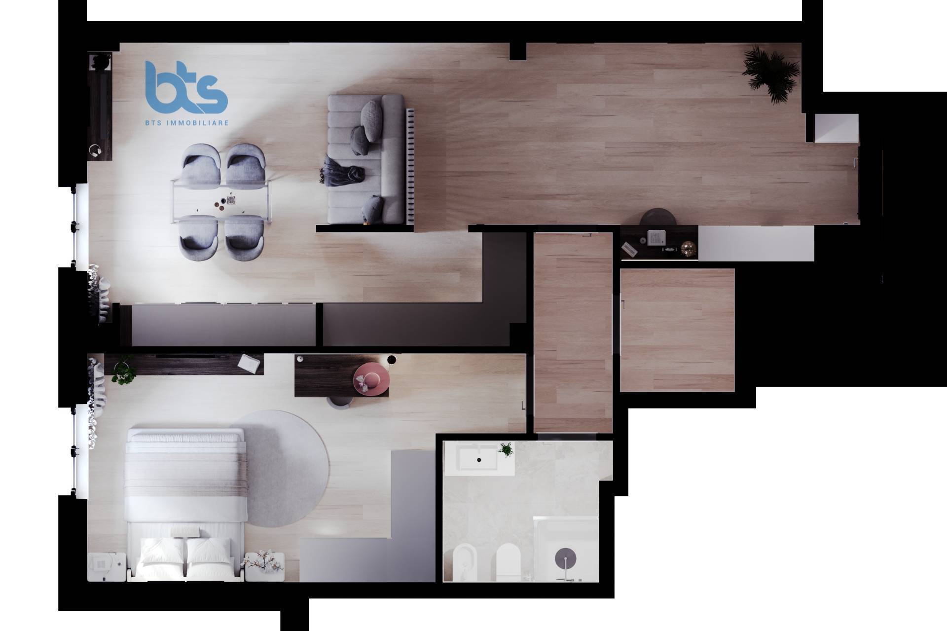 Appartamento in vendita a Bergamo, Centrale