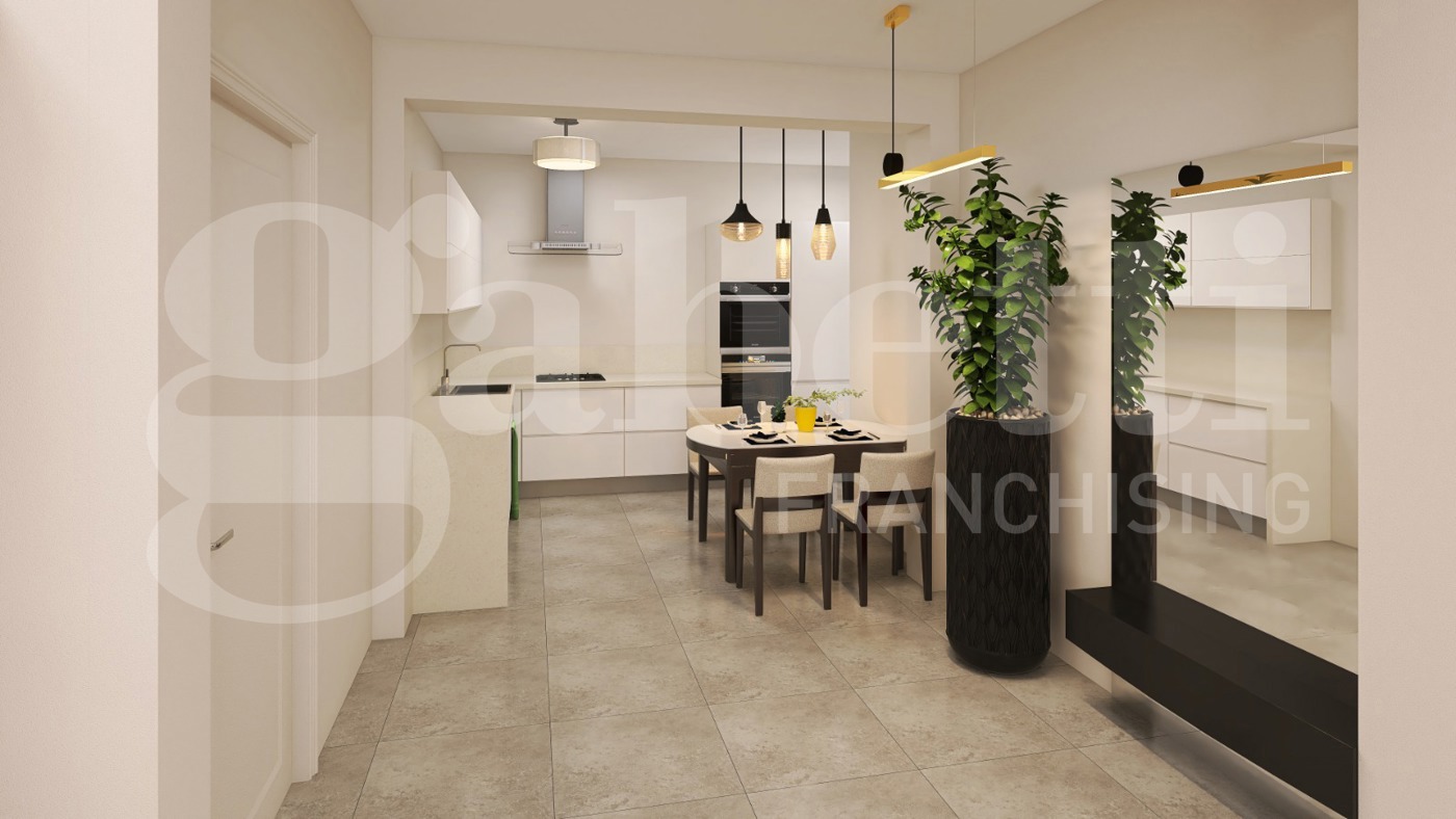 Trilocale arredato in affitto a Modena