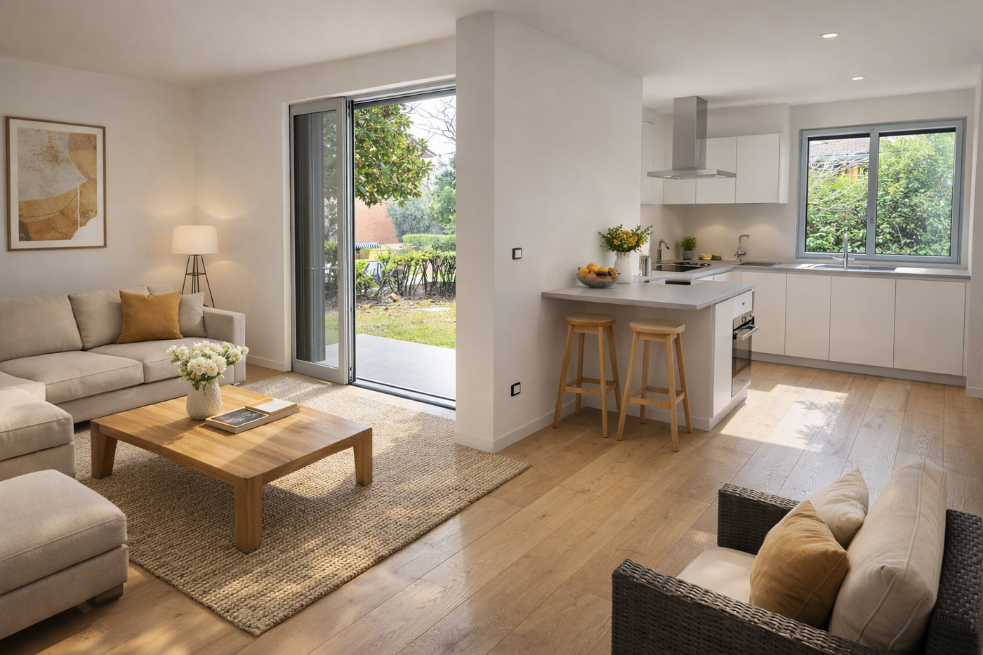 Quadrilocale con giardino a Castelnuovo Rangone