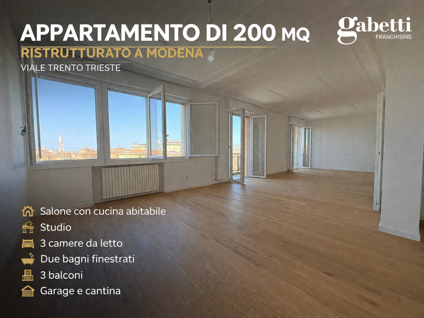 Appartamento ristrutturato a Modena