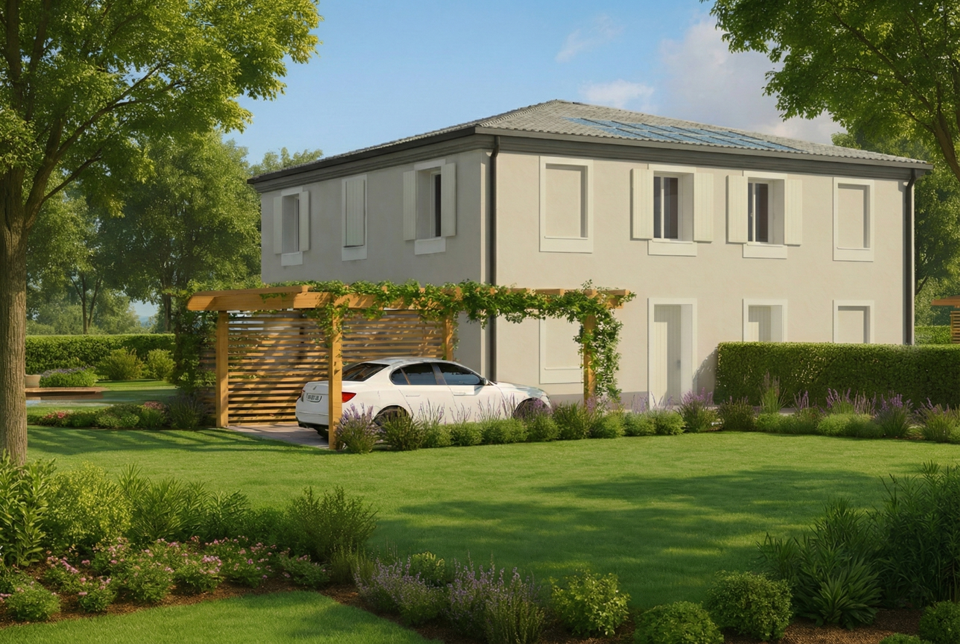 Villa Bifamiliare con giardino a Carpi