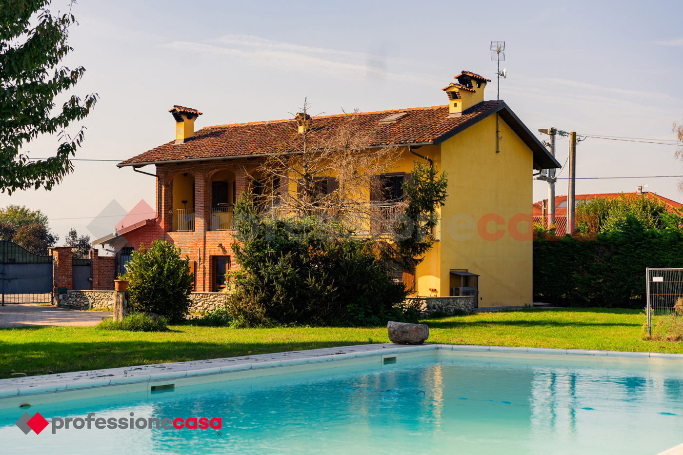 Villa con giardino a Vigone