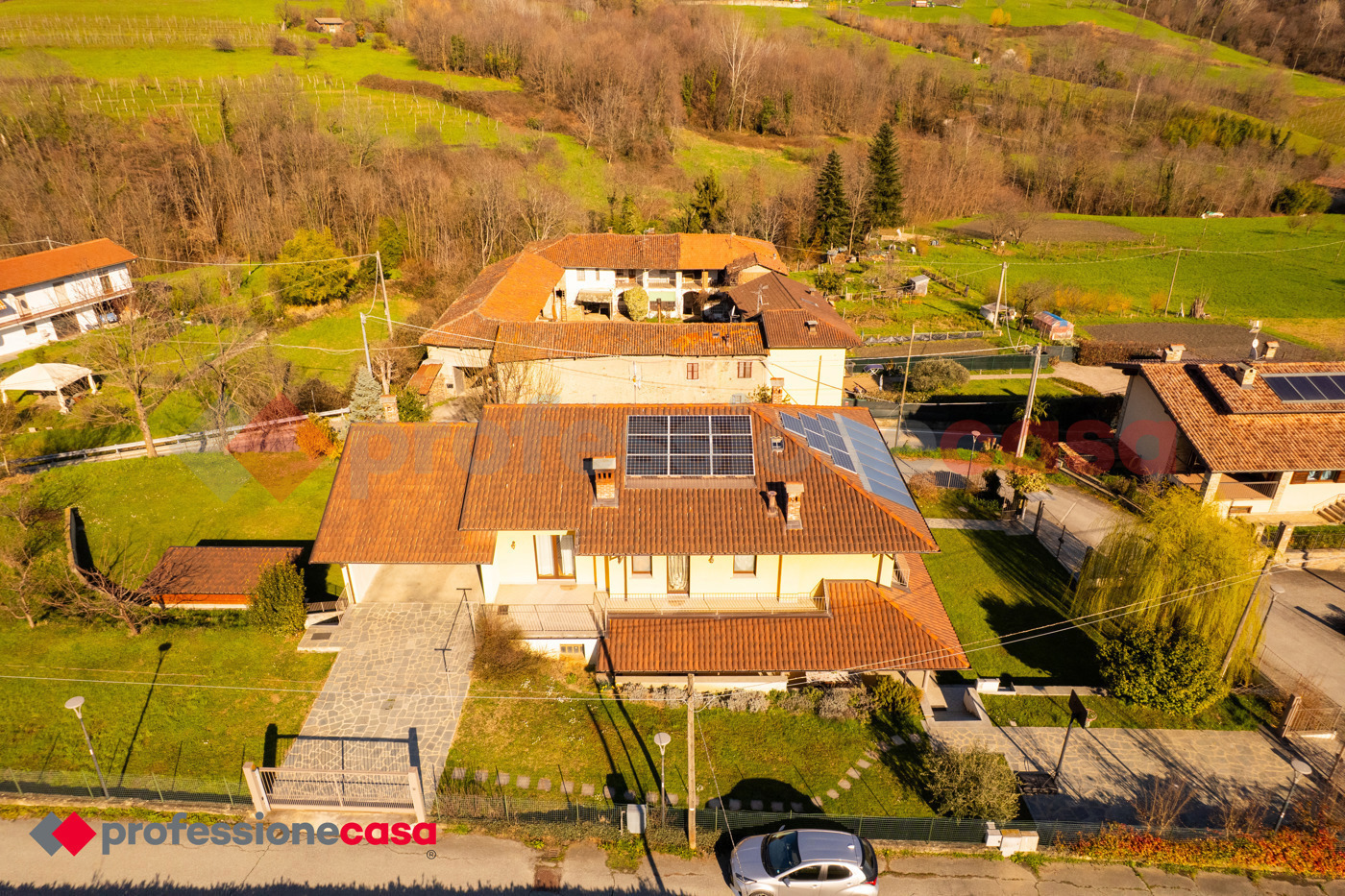 Villa con giardino a San Pietro Val Lemina