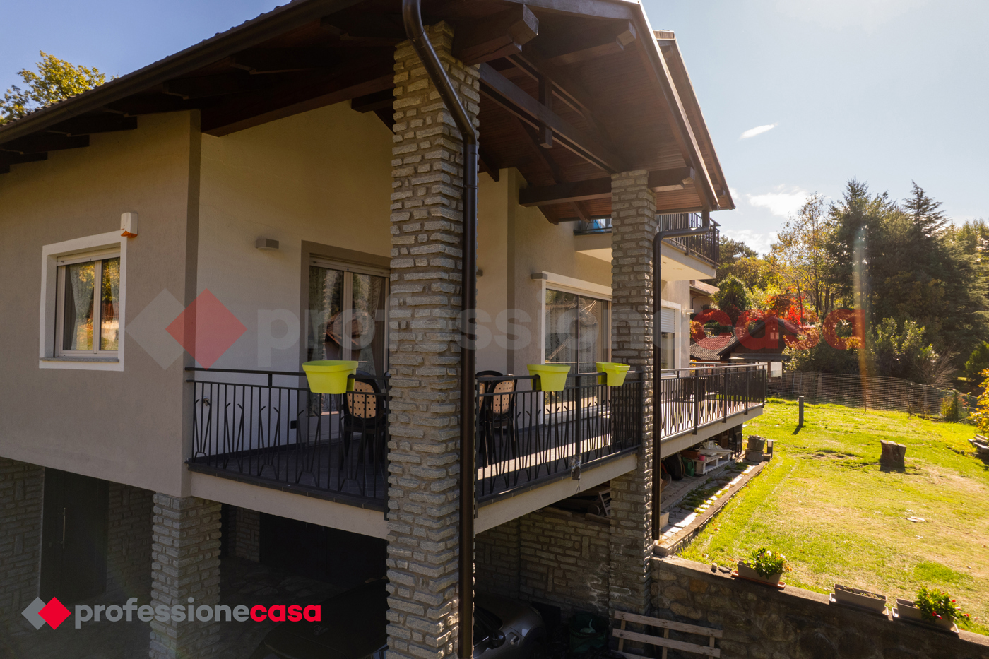 Appartamento con giardino a Perosa Argentina