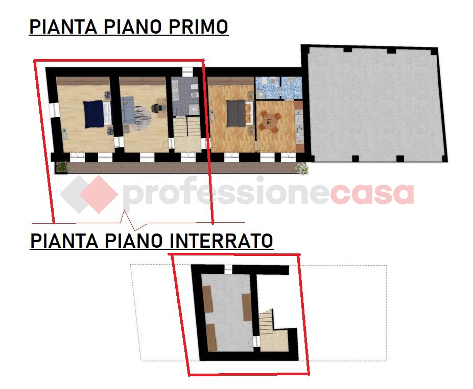 Quadrilocale con giardino a Pinerolo