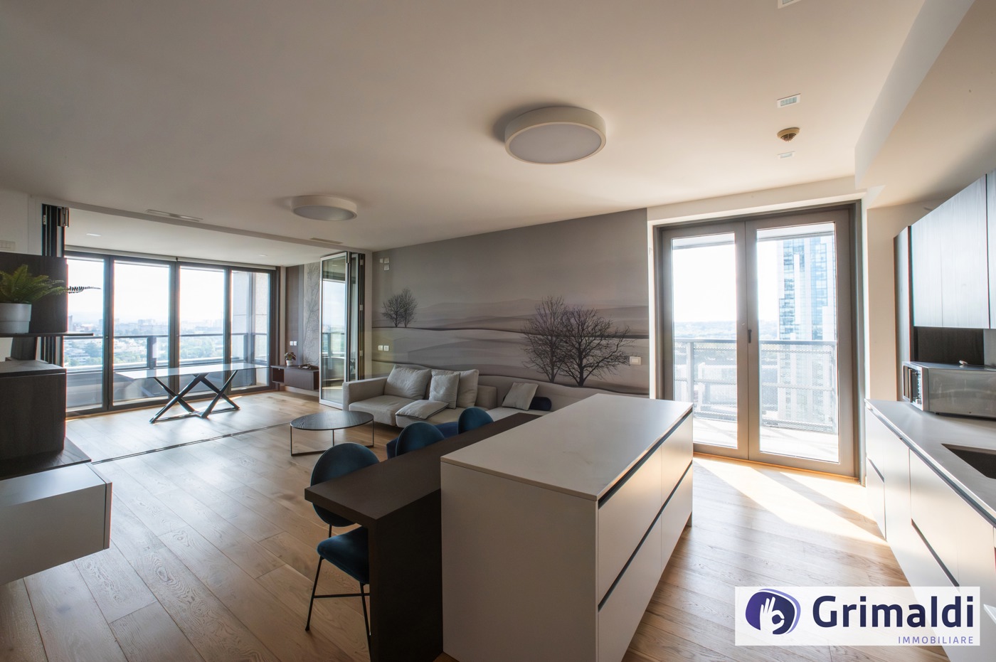 Trilocale con box a Roma