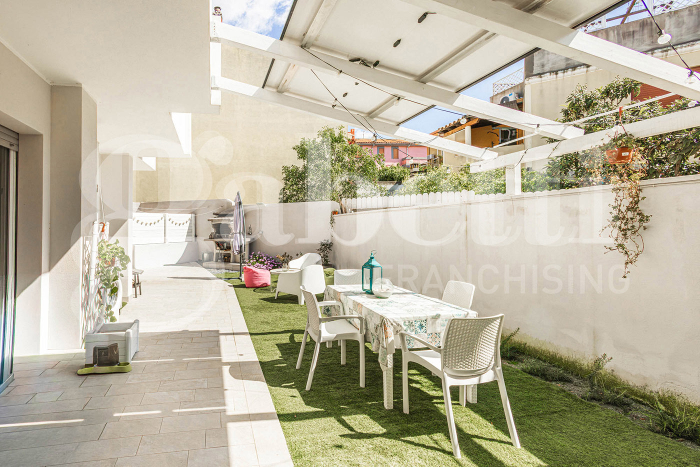 Trilocale con giardino a Sinnai