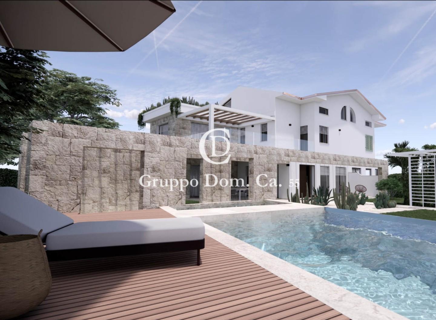 Villa con giardino, Forte dei Marmi centro