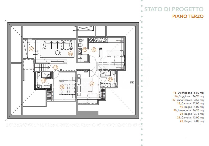 Attico nuovo, Forte dei Marmi centro storico