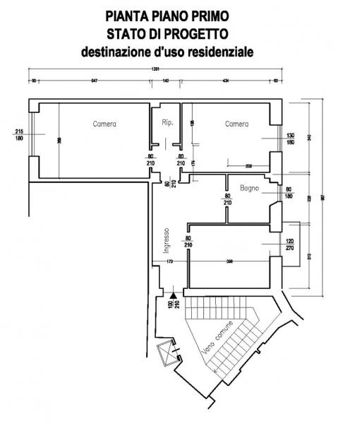 Trilocale arredato in affitto a Milano
