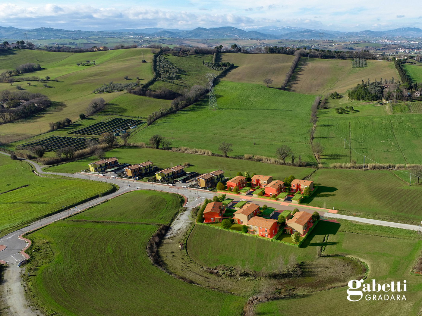 Trilocale con giardino a Gradara