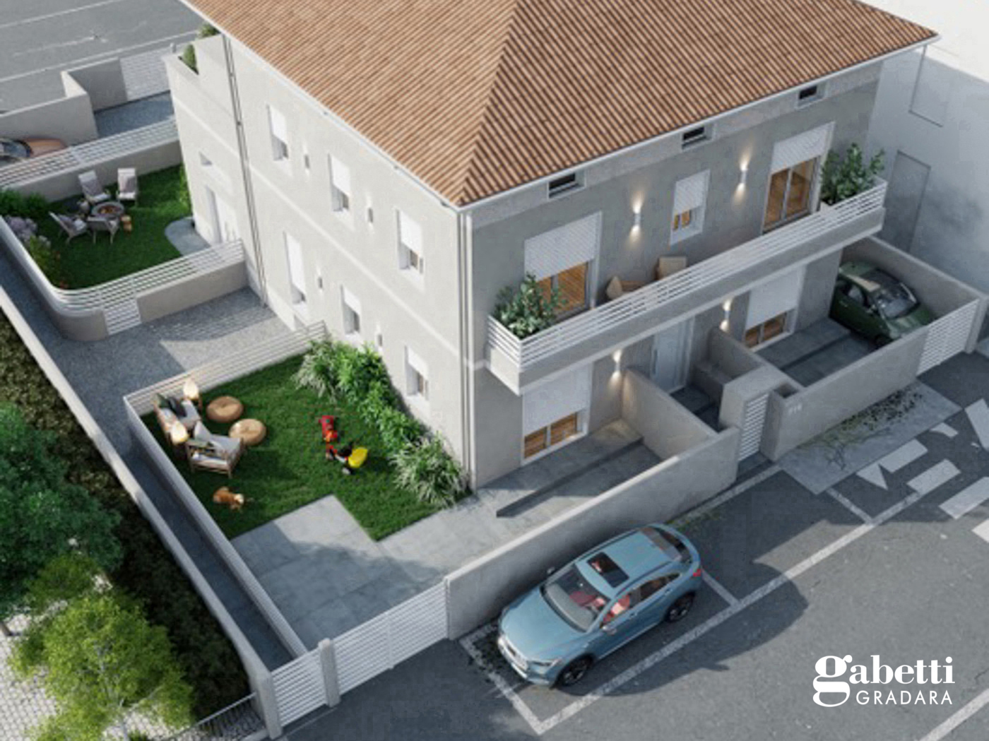 Attico con giardino a Pesaro