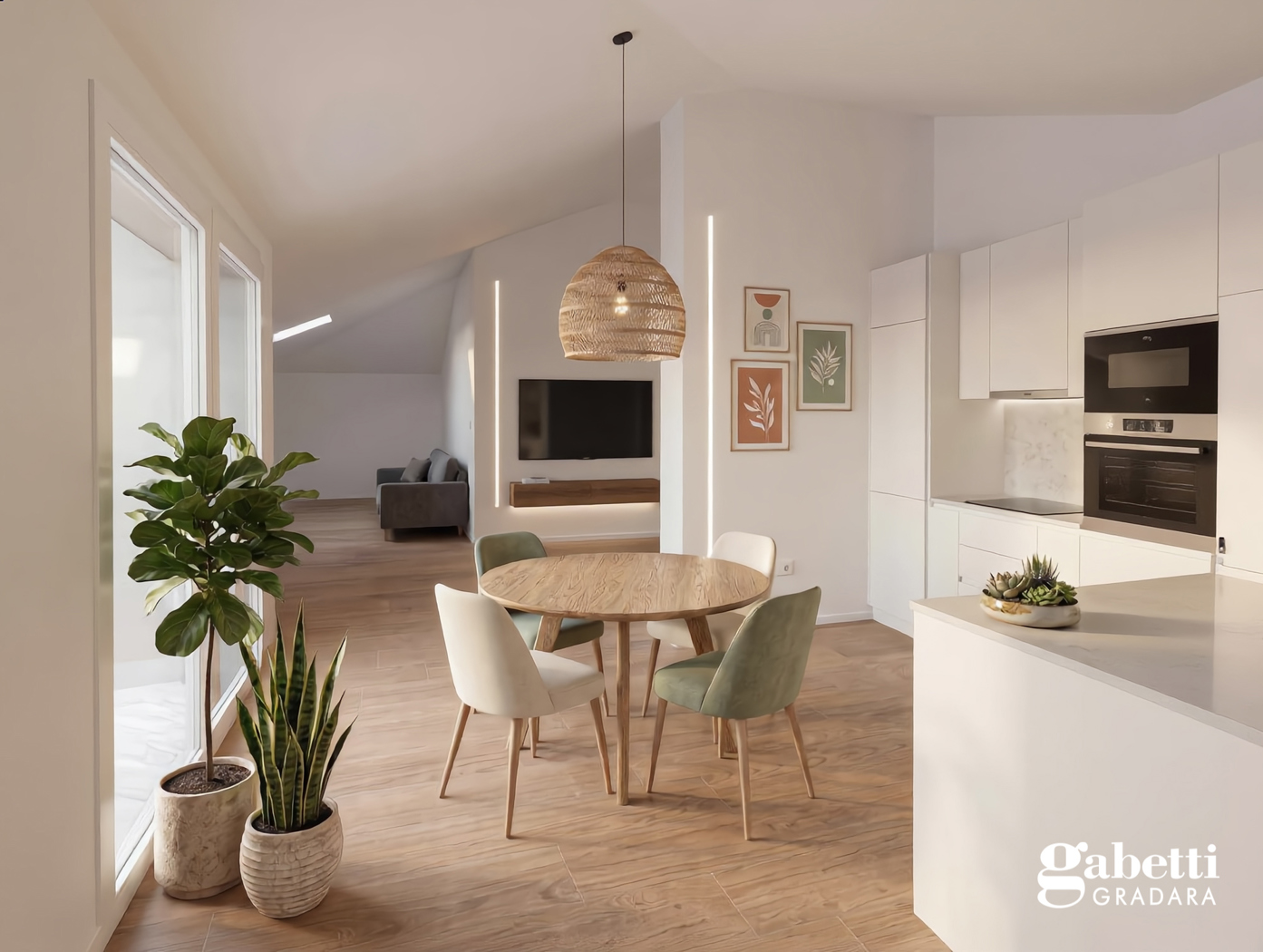 Attico con giardino a Pesaro