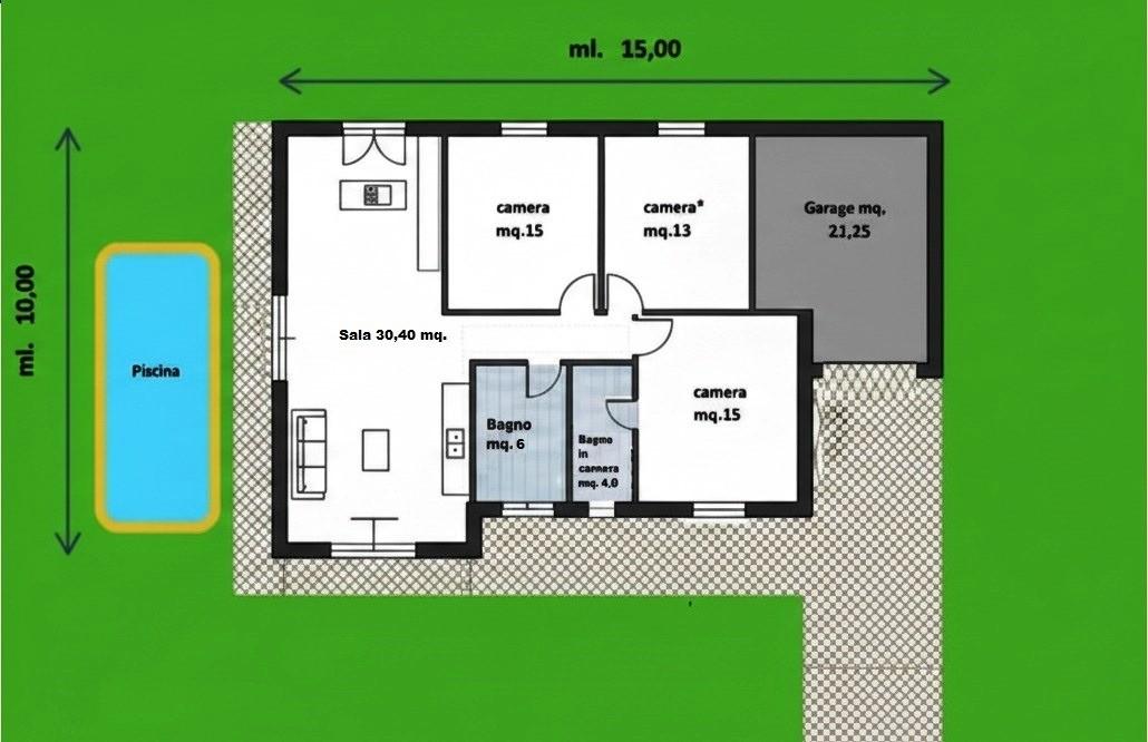 Casa indipendente con giardino, Pietrasanta marina di