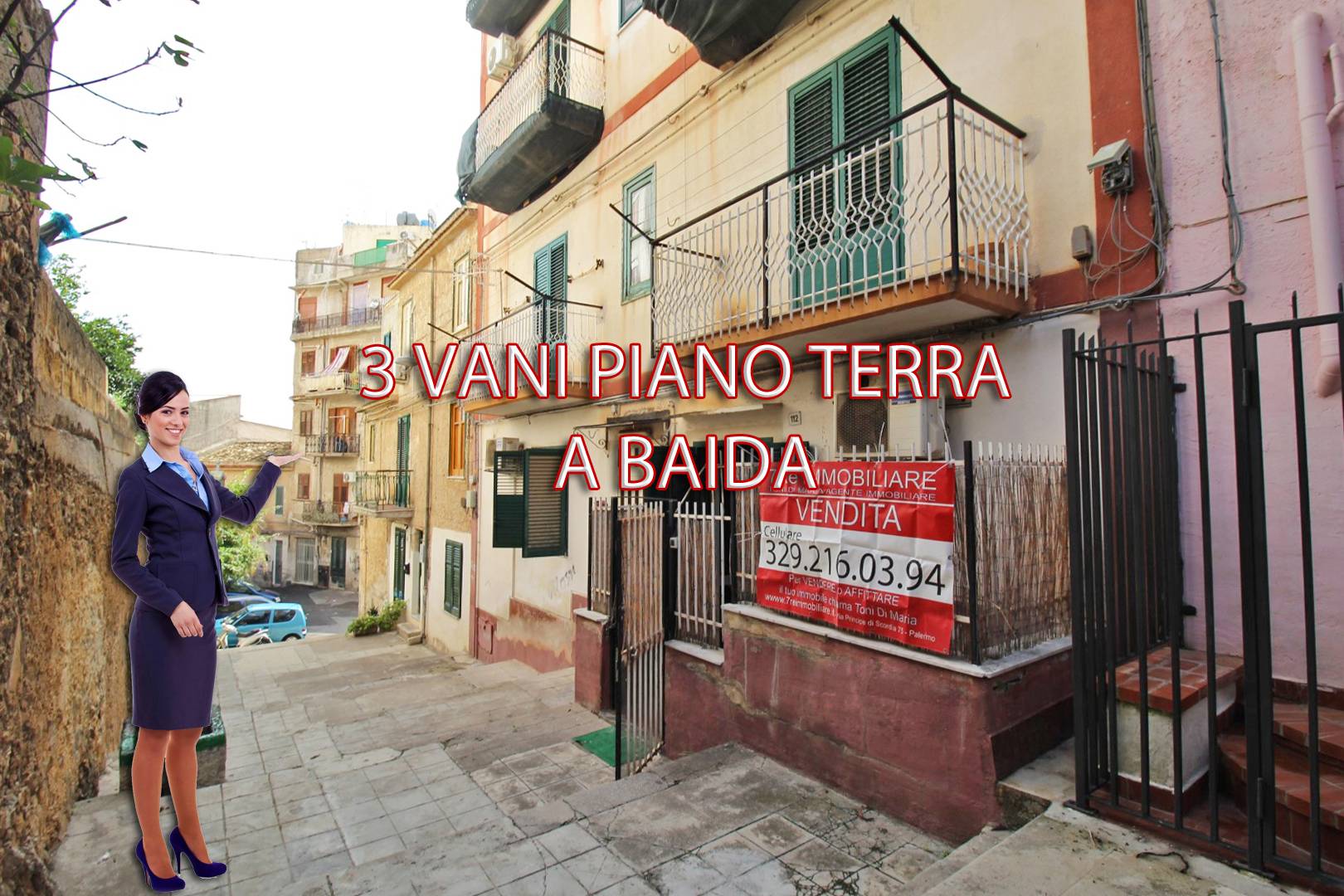 Appartamento in vendita a Palermo, Boccadifalco