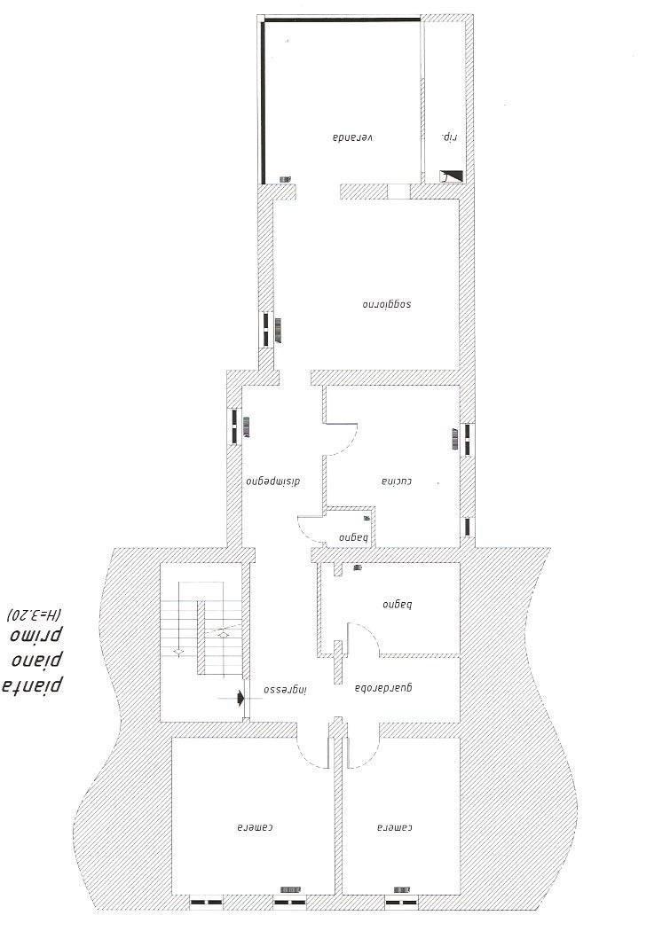 Trilocale con terrazzo, Livorno accademia