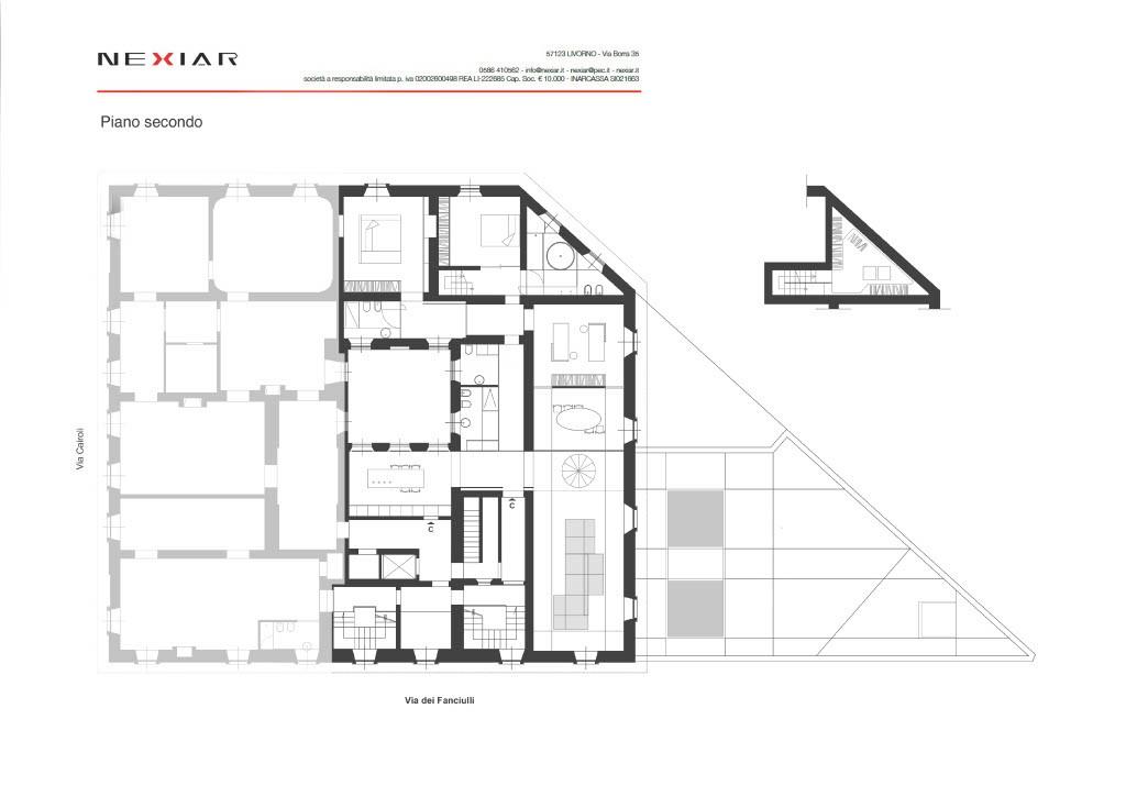 Appartamento con terrazzo, Livorno centro