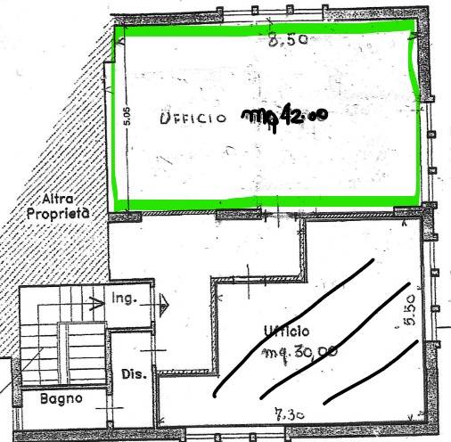 Studio/Ufficio in affitto a Pontedera, Oltrera