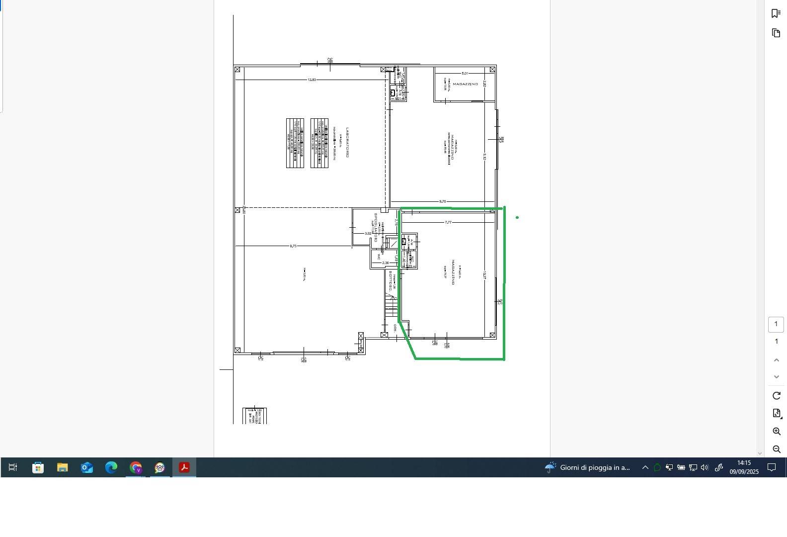 magazzino in affitto a Cascina, Industriale