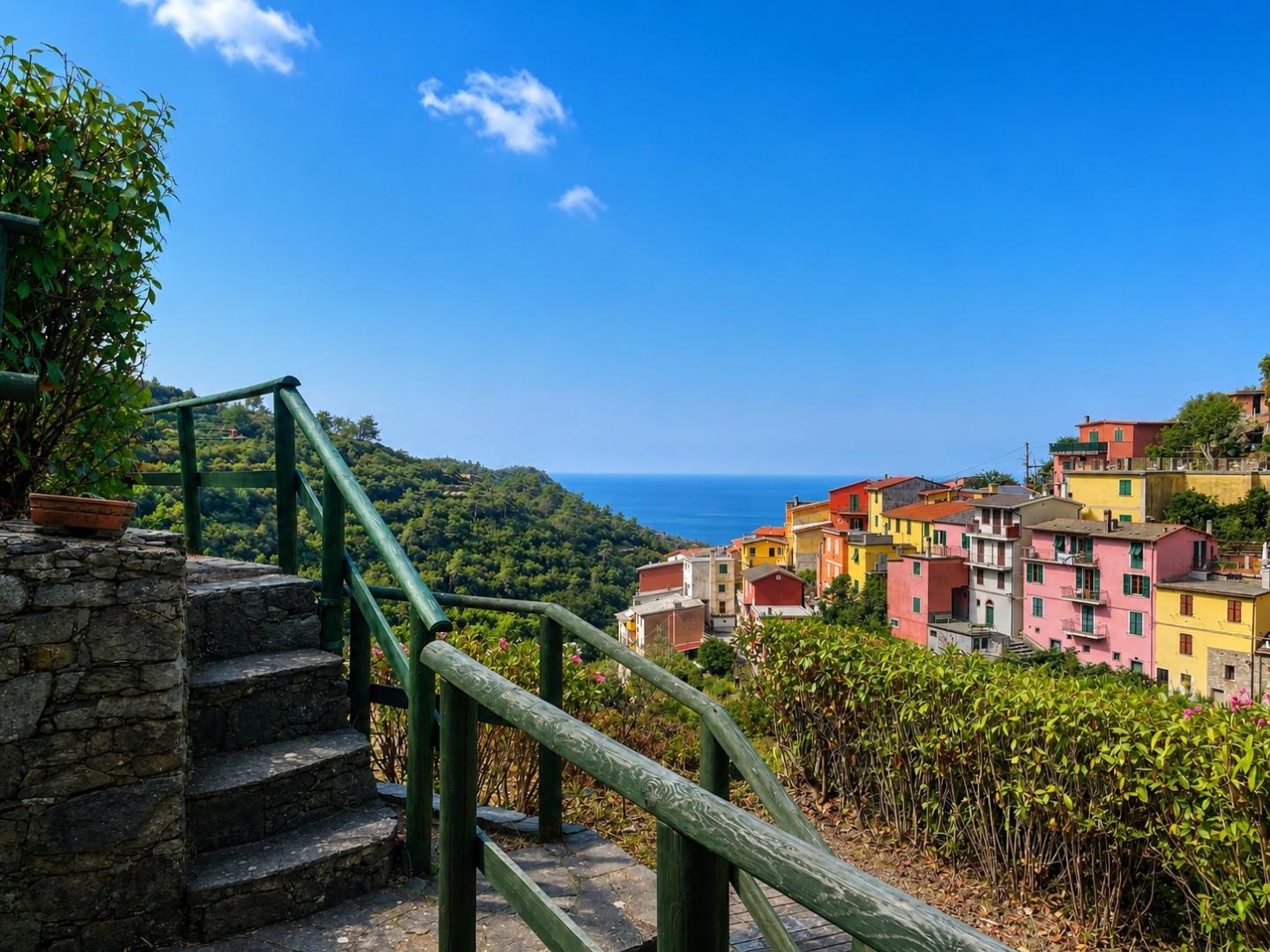 Rustico con giardino, Riomaggiore manarola