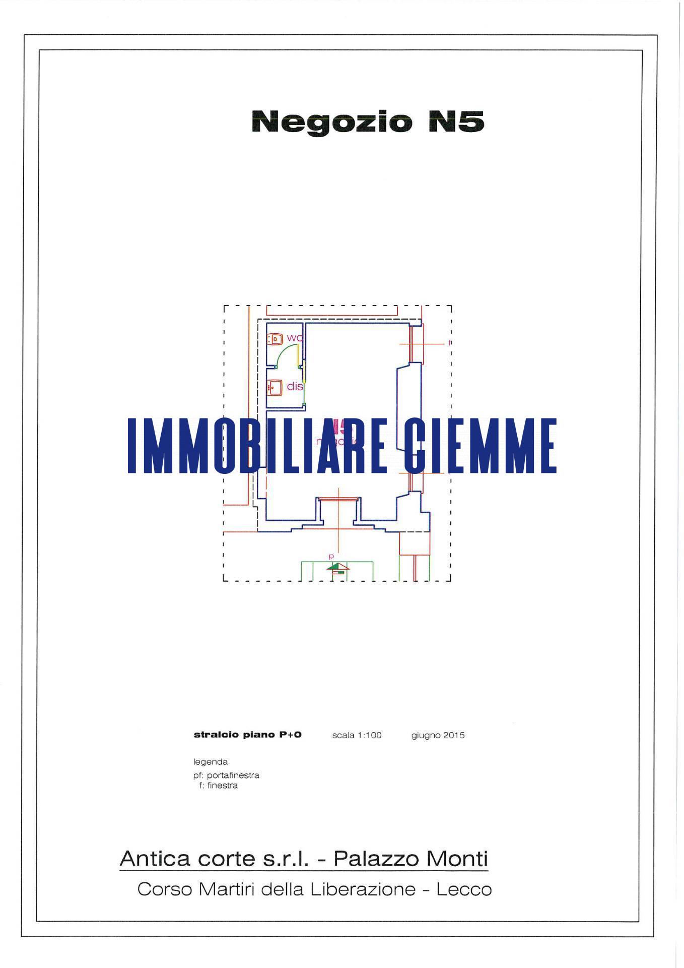 Studio/Ufficio in vendita a Lecco, Centro