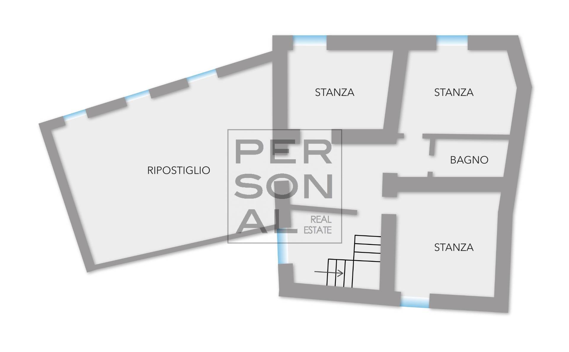 Porzione Casa in vendita a Brentonico, Cazzano