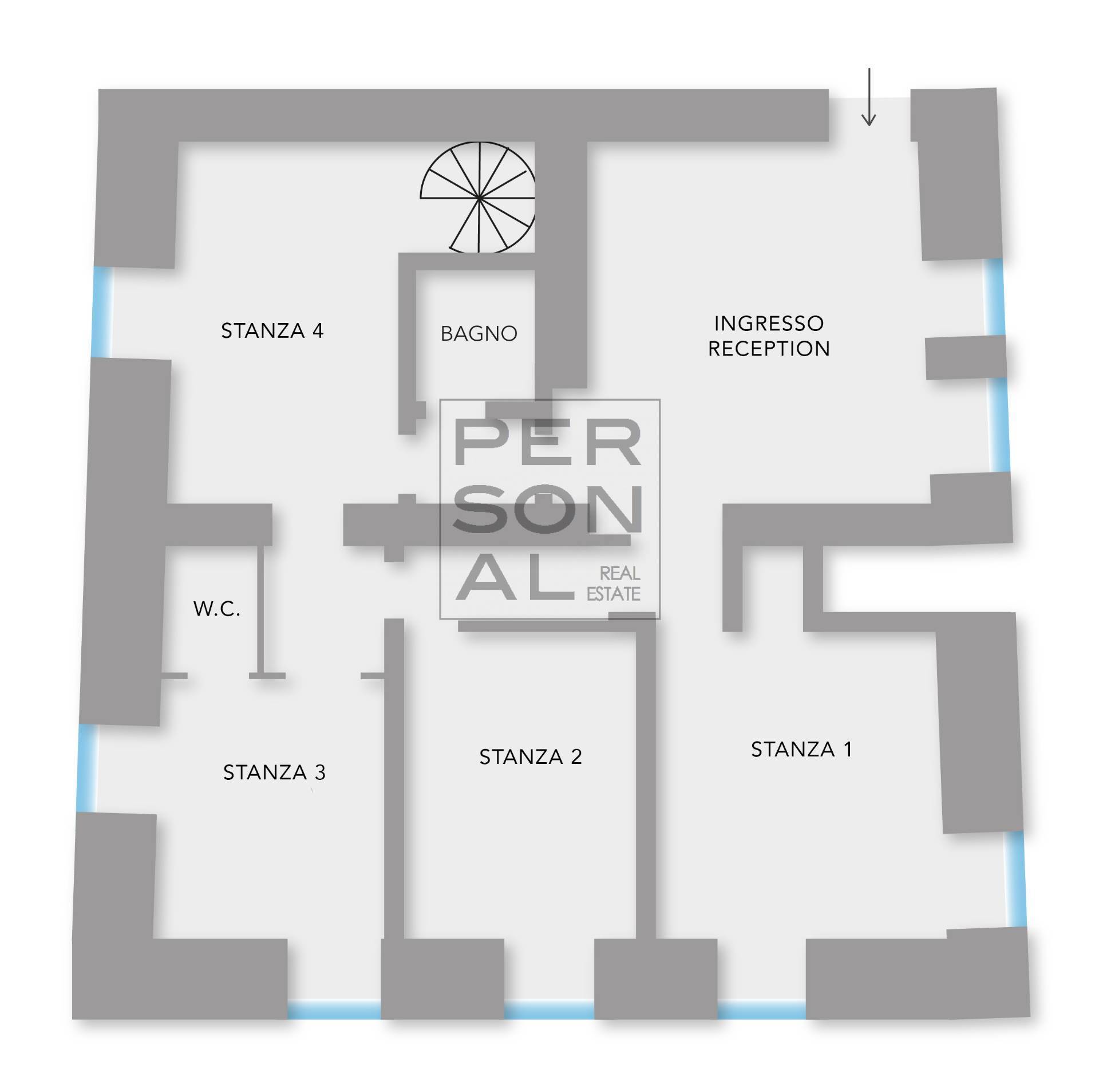 Ufficio in affitto a Trento, Centro storico