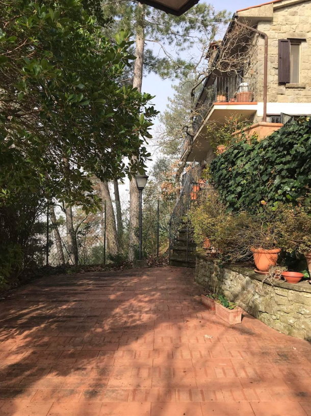 Villa con giardino, Pelago paterno