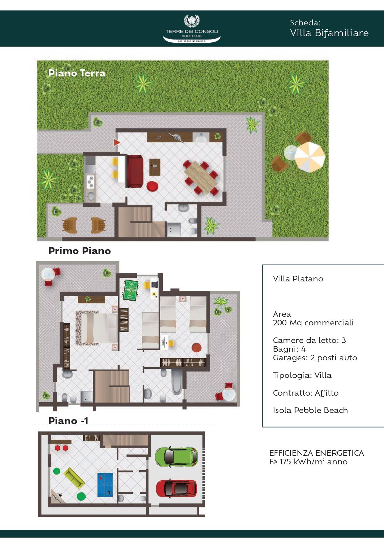 Bifamiliare in affitto a Monterosi