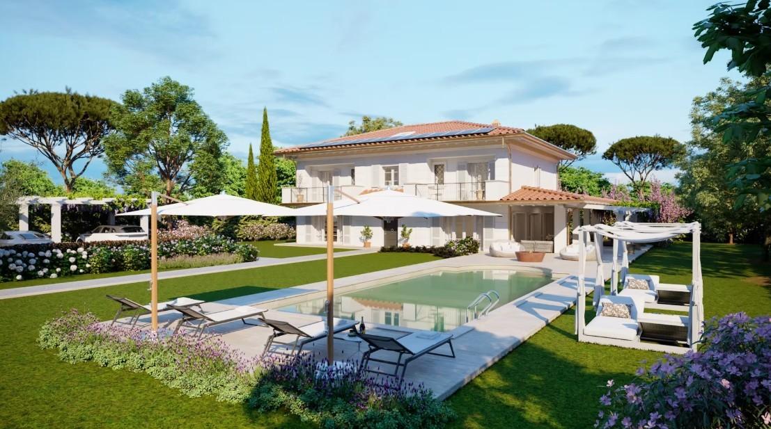 Villa con giardino, Forte dei Marmi vittoria apuana