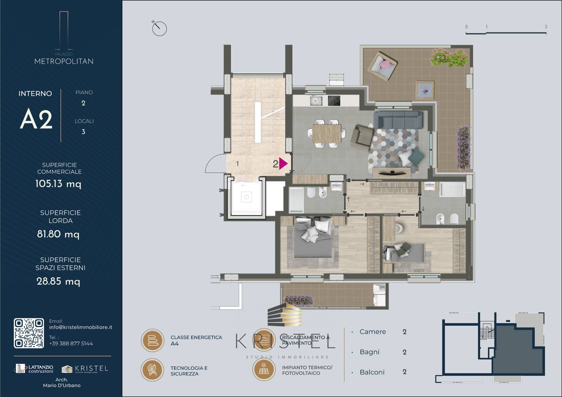 Appartamento in vendita a Pescara, Centro