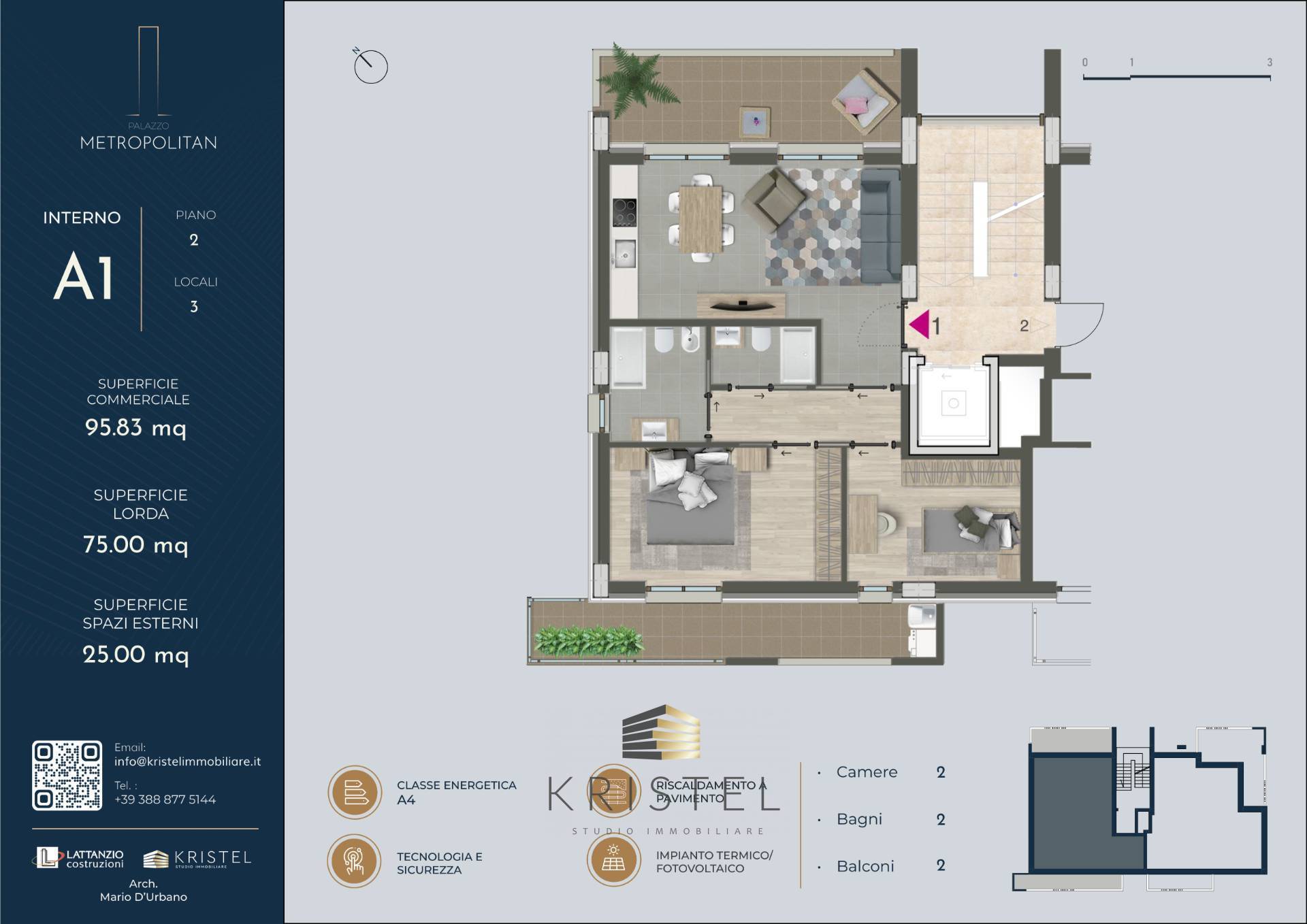 Appartamento in vendita a Pescara, Centro