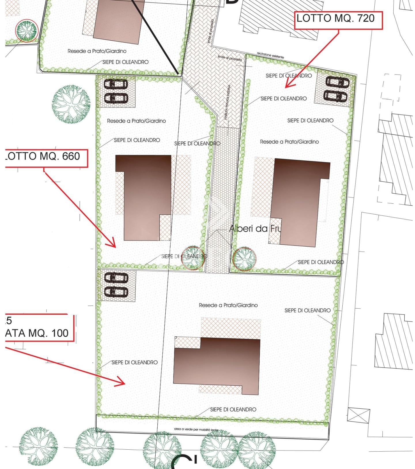 Villa con giardino, Massarosa piano di mommio