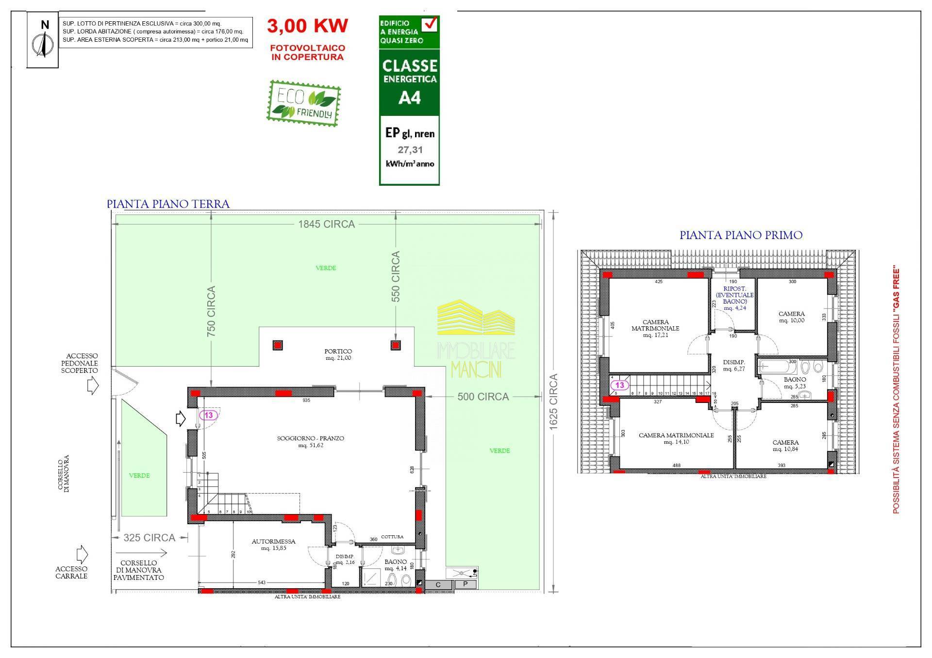 Appartamento in villa in vendita a Calvenzano