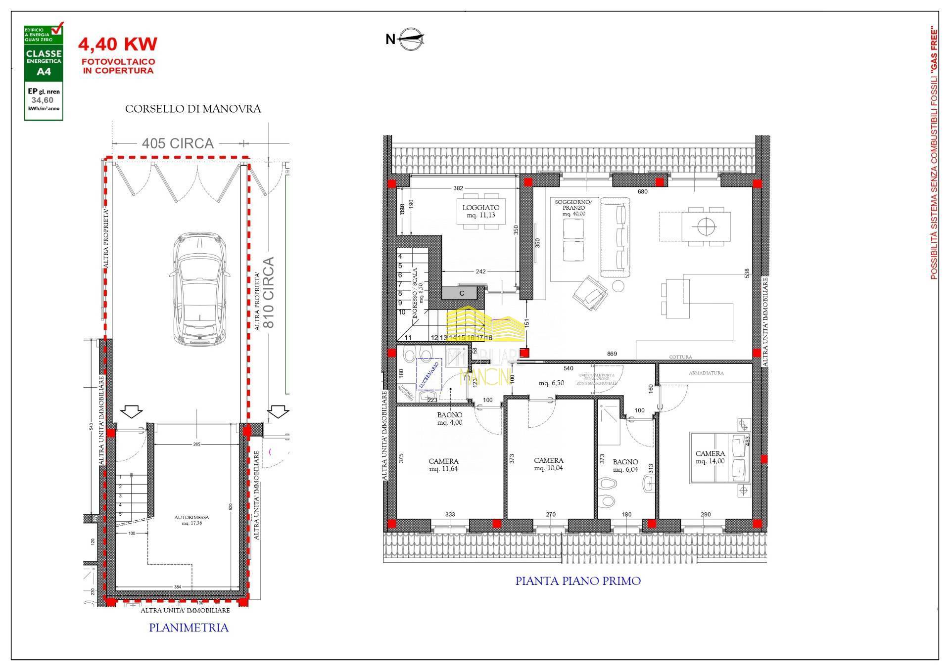 Quadrilocale in vendita a Boltiere
