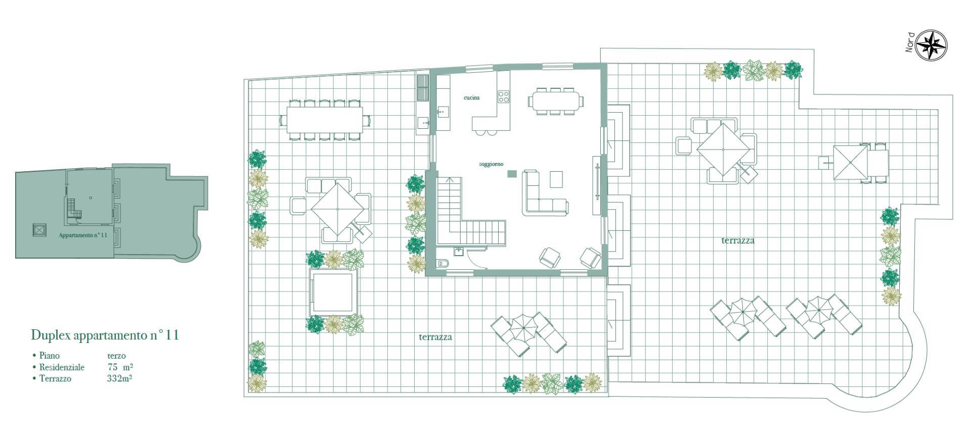 Attico in vendita a Bordighera